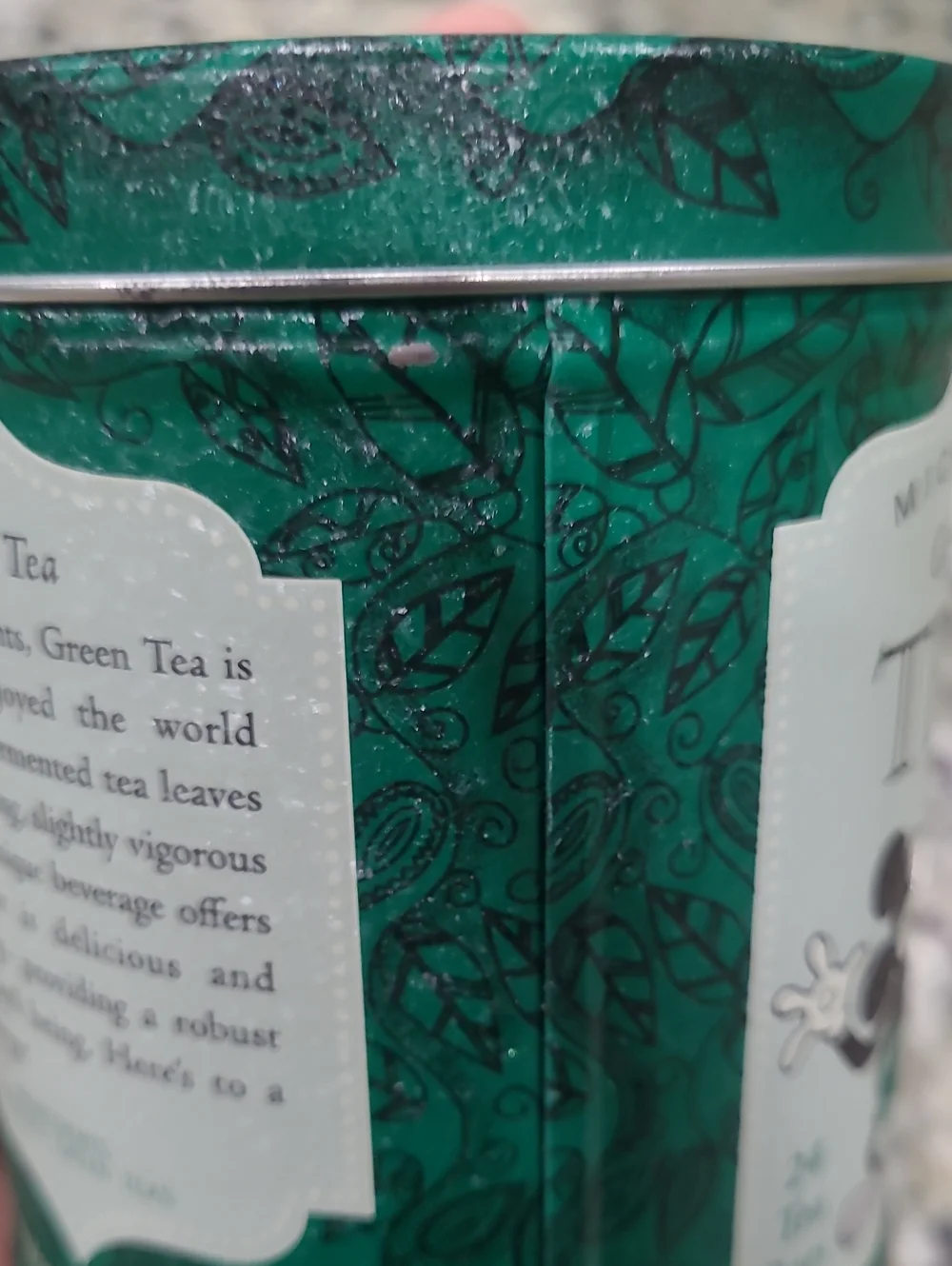 Disney Mickey's Collectible Green Tea Tin